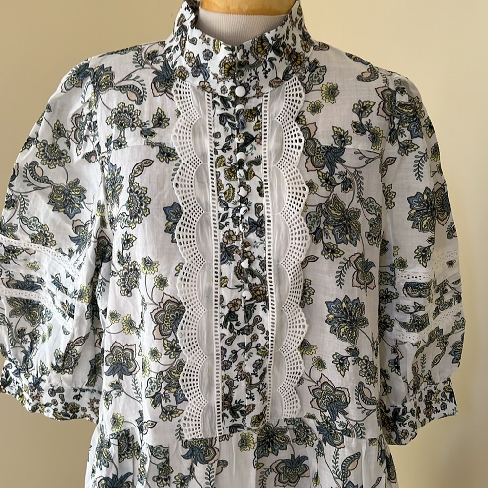 Nwot! Zoe Kratzmann Sz 3, White Floral Promise Dress In Flower Field. — image 5 of 8